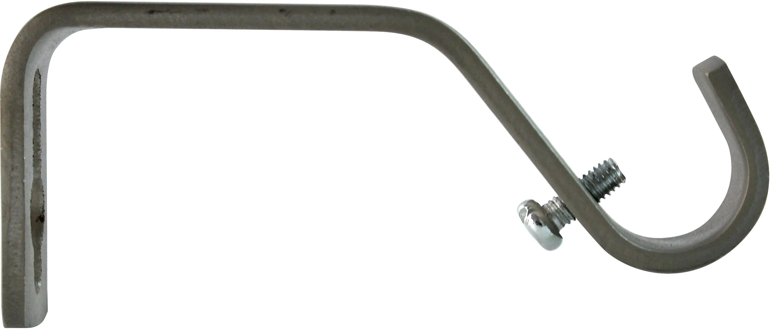 Supporto bastone tenda Habito a 1 via acciaio Ø 1,6 x 7 cm