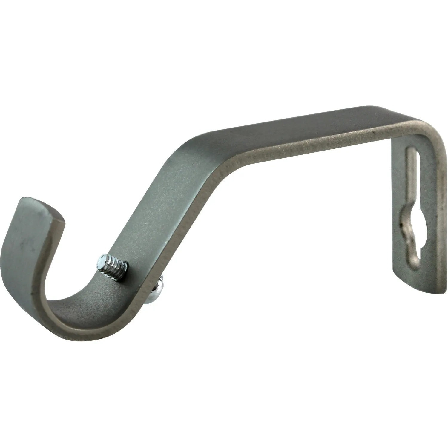 Supporto bastone tenda Habito a 1 via acciaio Ø 1,6 x 7 cm