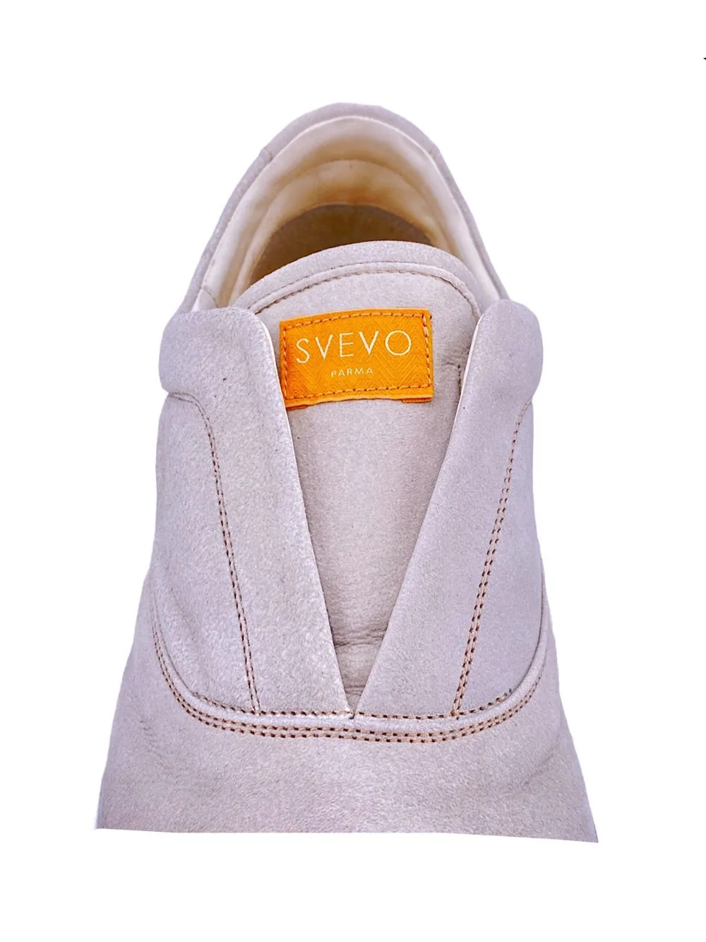 Svevo sneaker slip on suede bianco