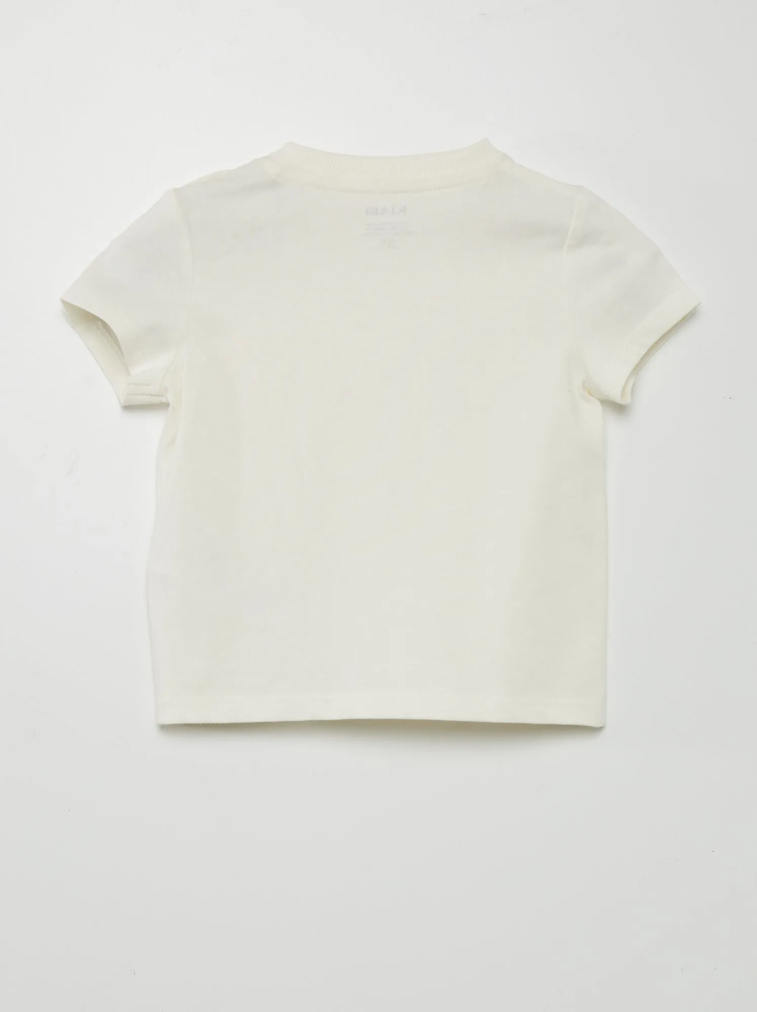 T-shirt a maniche corte con tasche - BIANCO