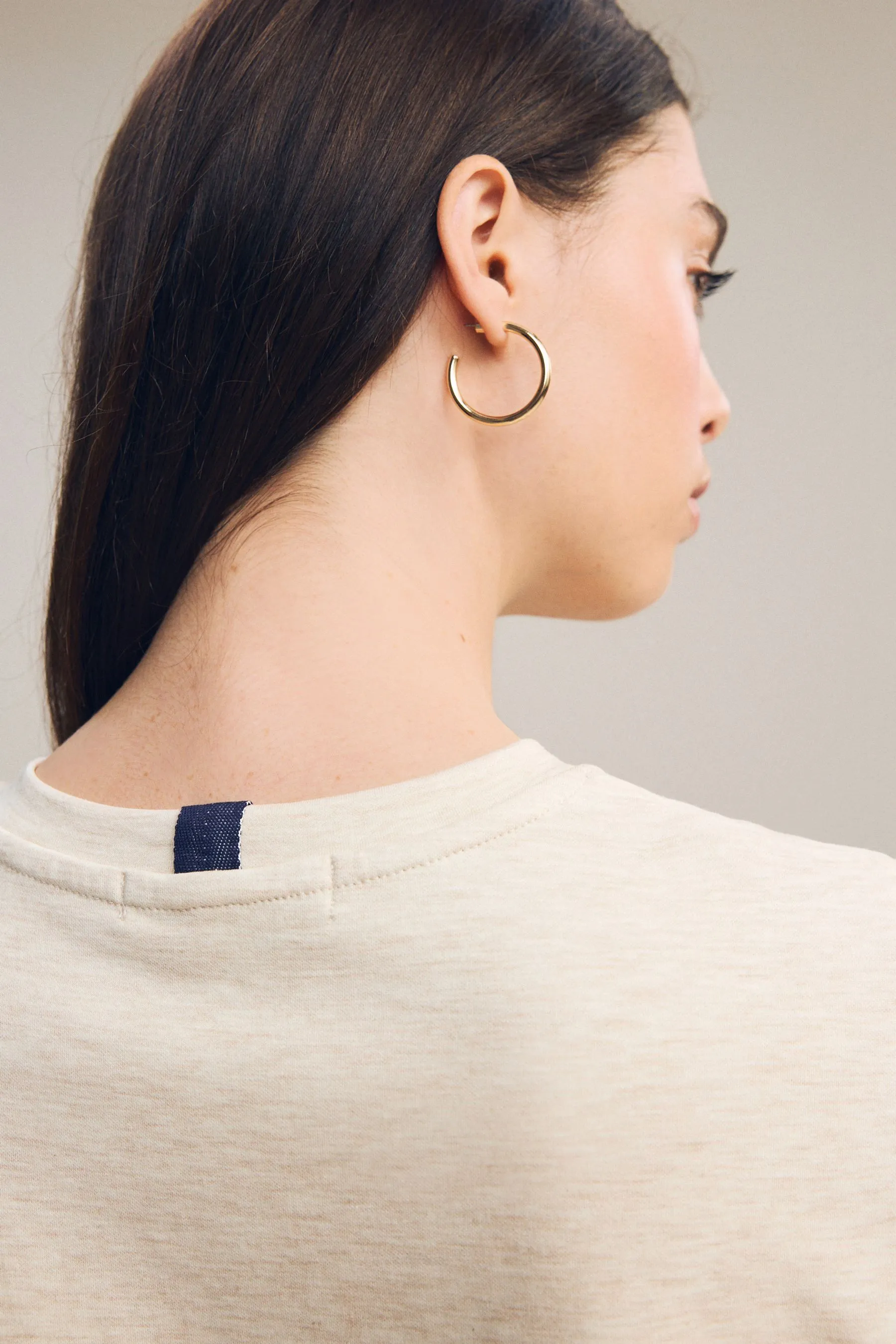 T-shirt con Manica corta Girocollo pesante
