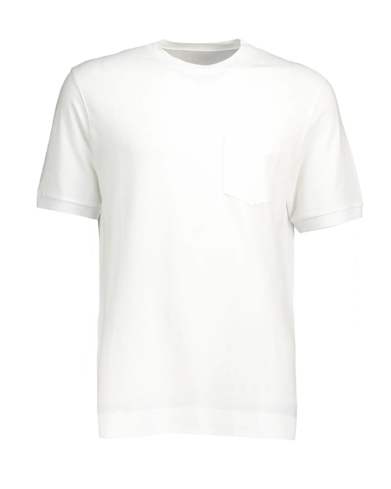 T-shirt cotone piquet bianca