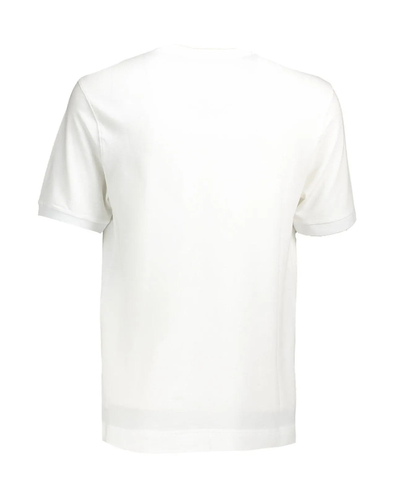 T-shirt cotone piquet bianca