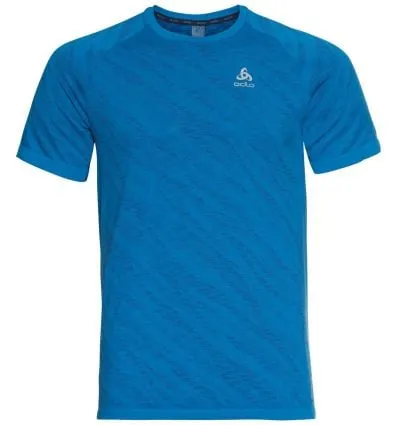 T-shirt Odlo Blackcomb Light (bunting indaco - space dye) uomo