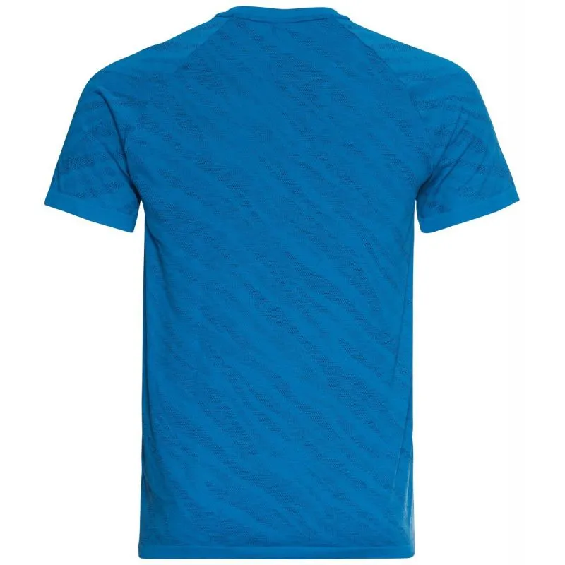 T-shirt Odlo Blackcomb Light (bunting indaco - space dye) uomo