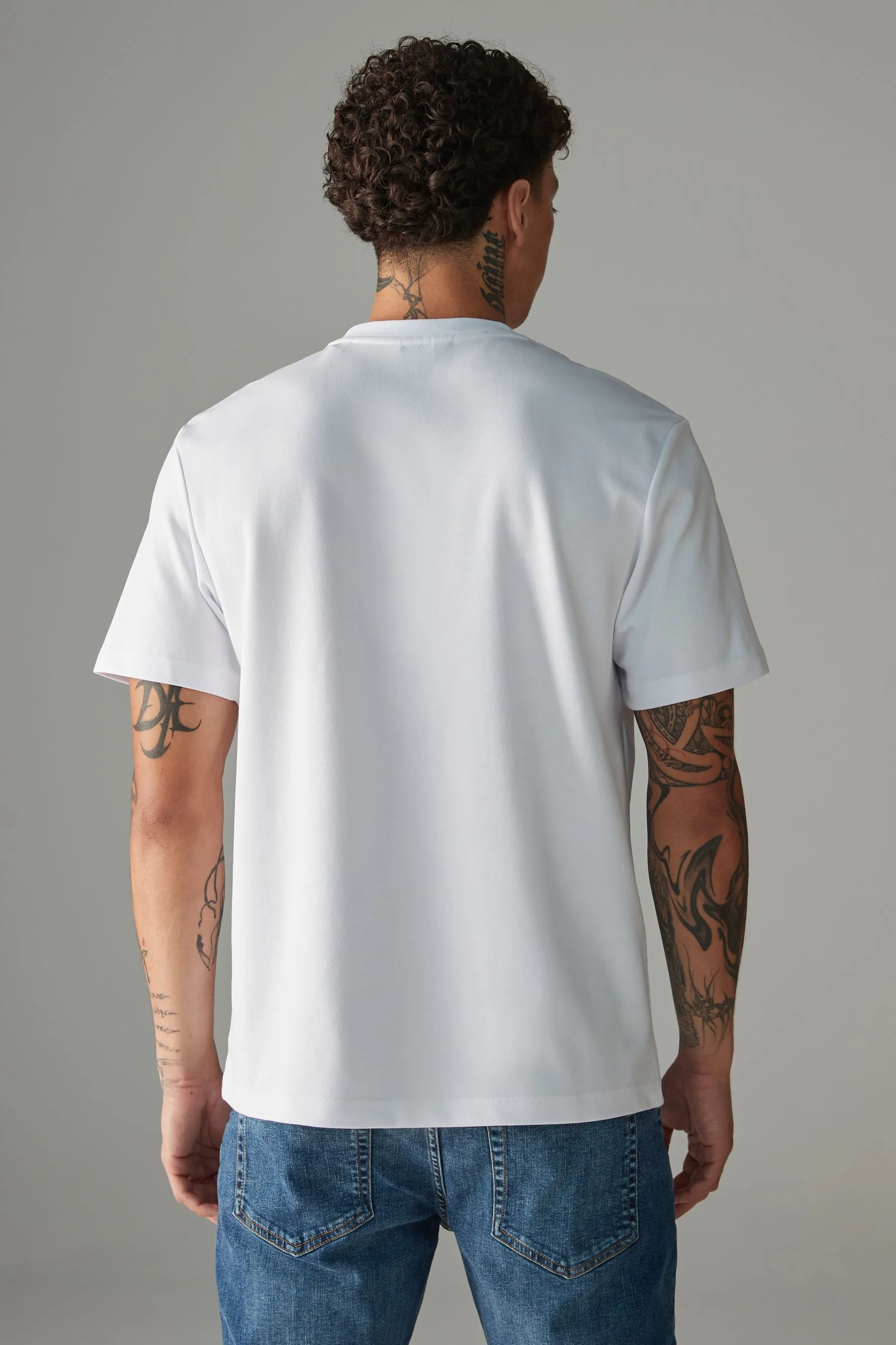 T-shirt pesante morbida vestibilità comoda
