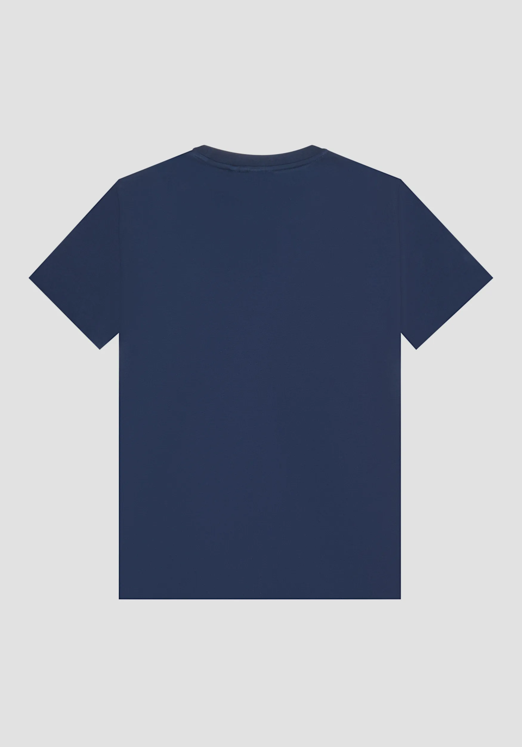 T-SHIRT REGULAR FIT IN MORBIDO COTONE CON STAMPA “MORATO” EFFETTO SPRAY