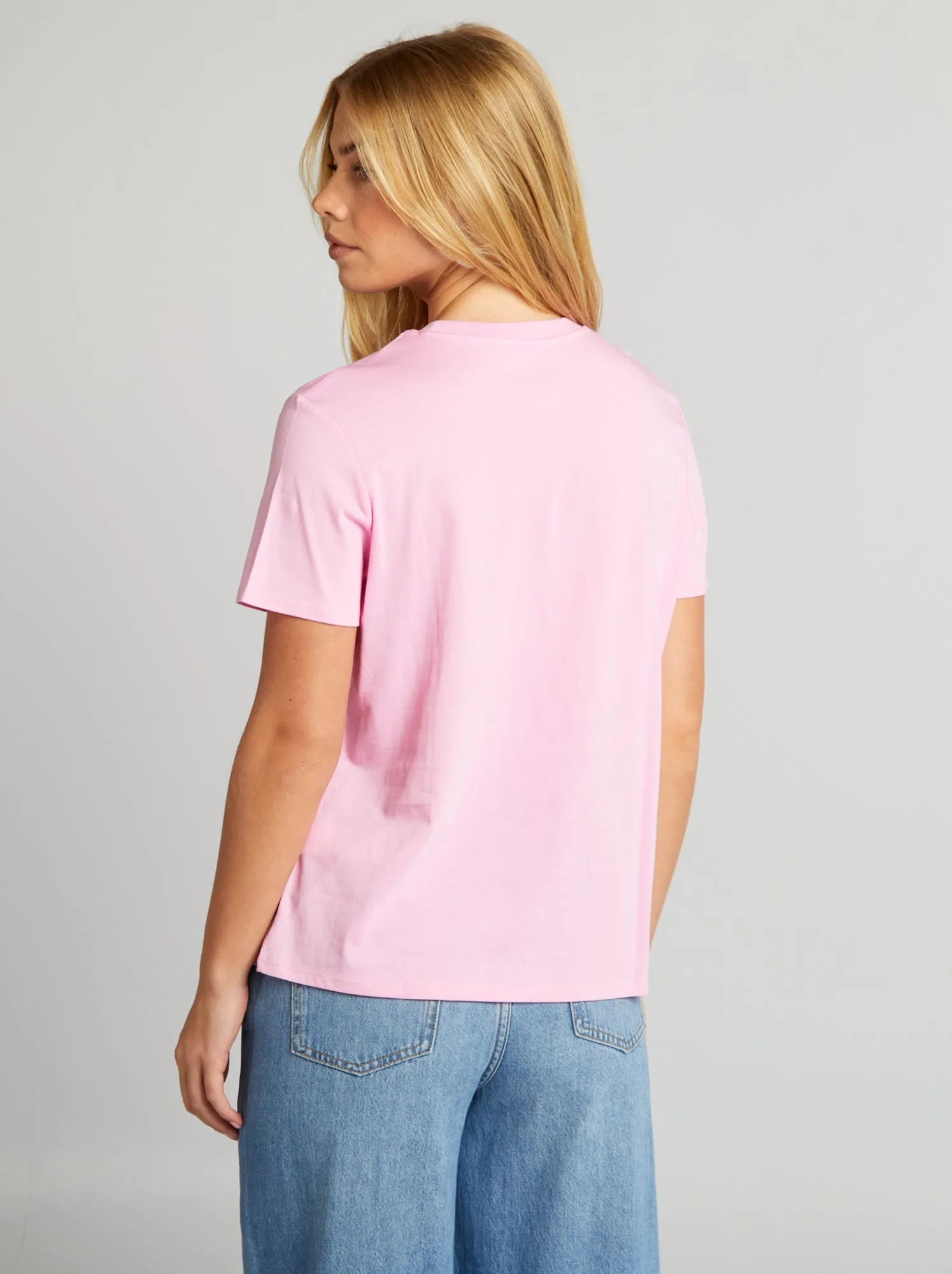 T-shirt  'cuori' - ROSA