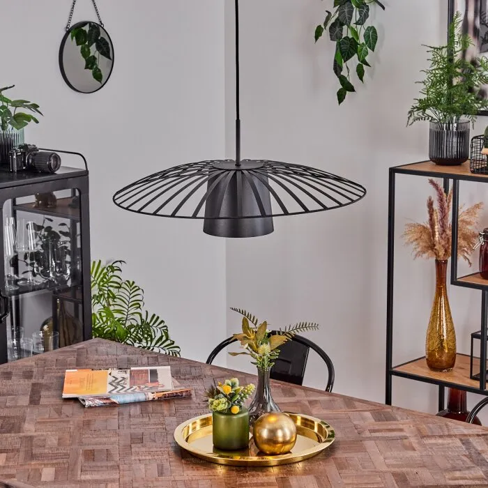 Tanakou Lampadario a sospensione Nero, 1-Luce