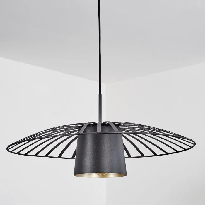 Tanakou Lampadario a sospensione Nero, 1-Luce