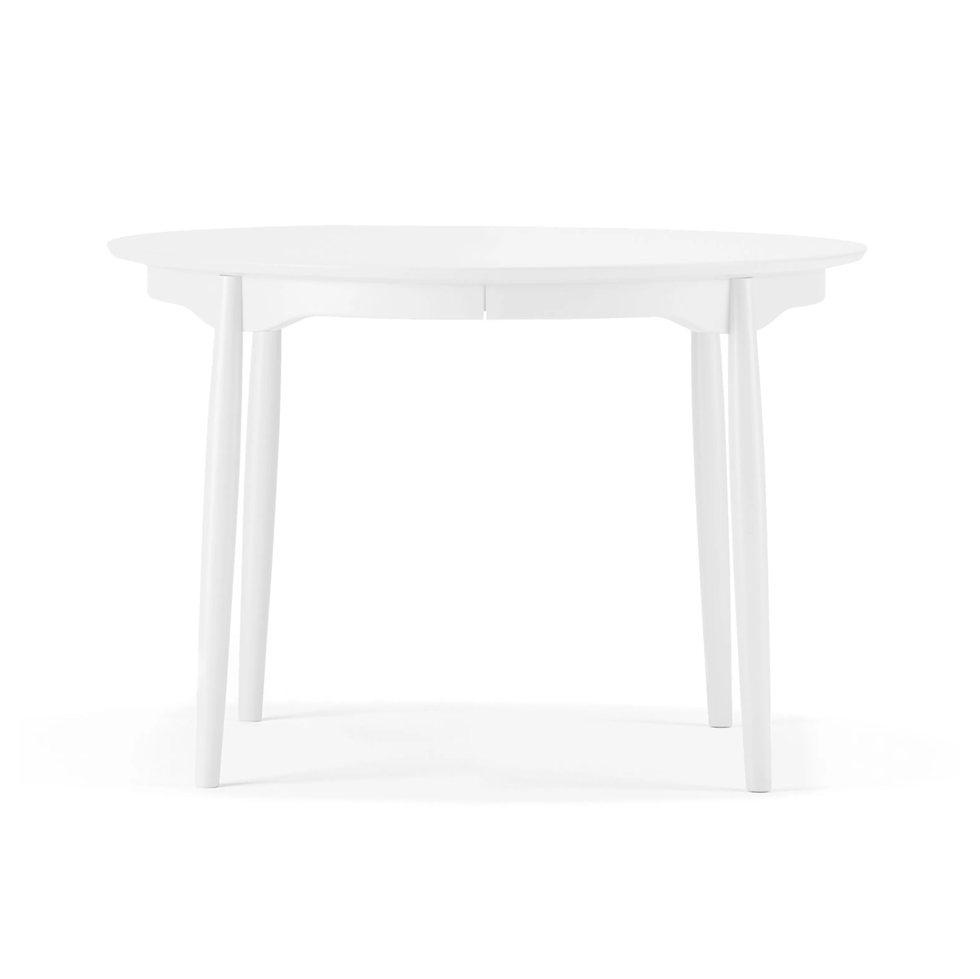 Tavolo da pranzo estendibile Carl, Ø 115 cm.iq{font-size:18px}Betulla chiara laccata opaca