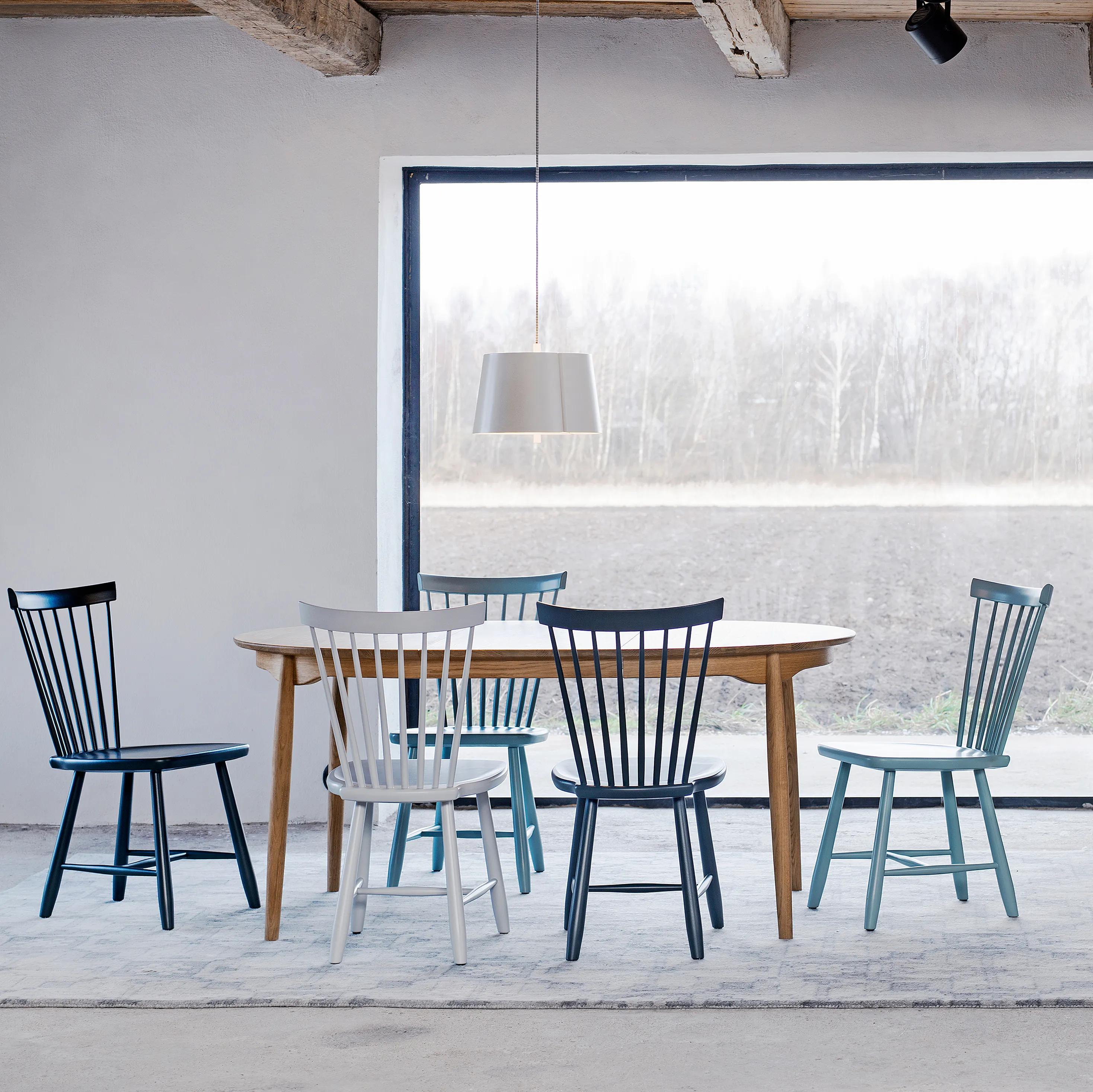 Tavolo da pranzo estendibile Carl, Ø 115 cm.iq{font-size:18px}Betulla chiara laccata opaca
