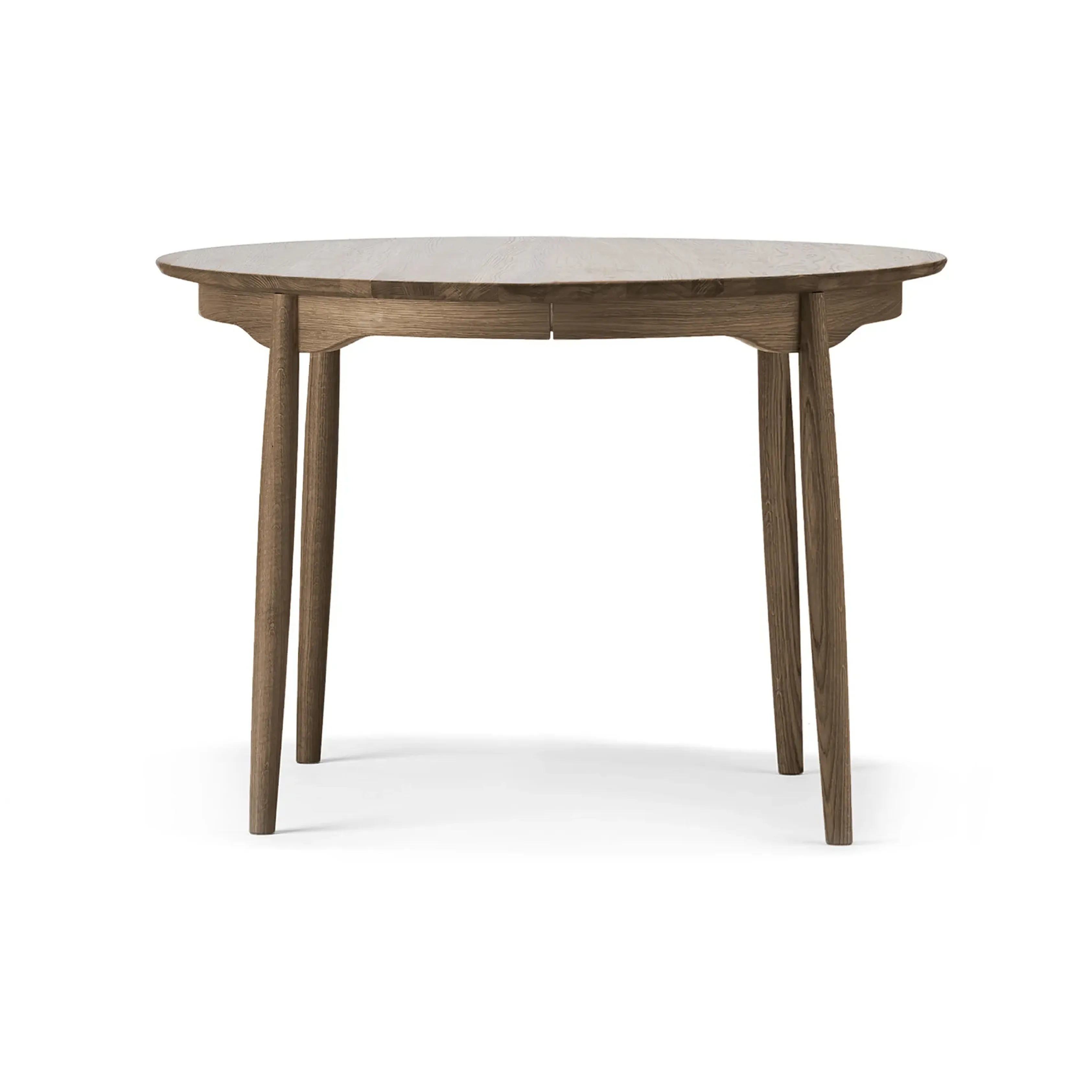 Tavolo da pranzo estendibile Carl, Ø 115 cm.iq{font-size:18px}Betulla chiara laccata opaca