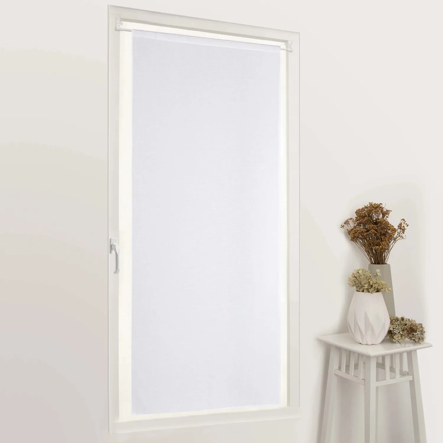 Tenda a vetro Lim-Home L 60 x H 150 cm bianco