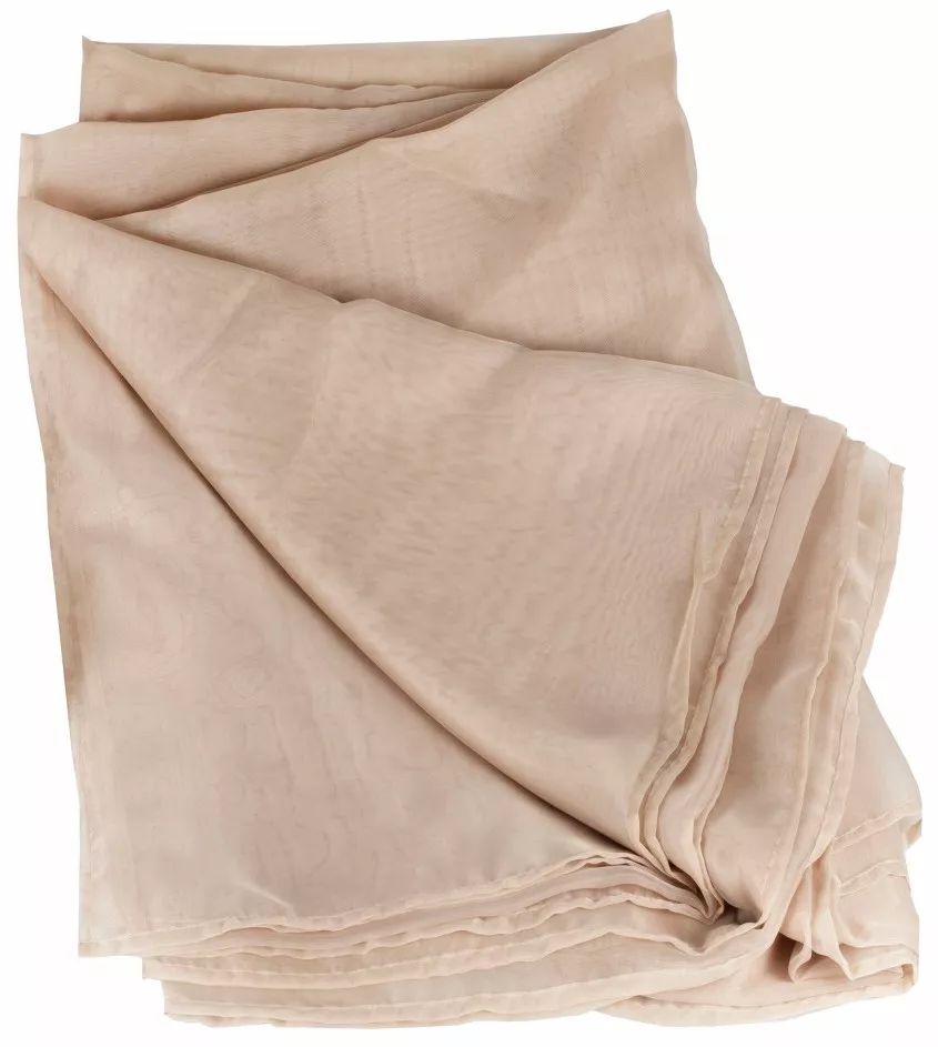 Tessuto chiffon tortora 6m x 1,5m