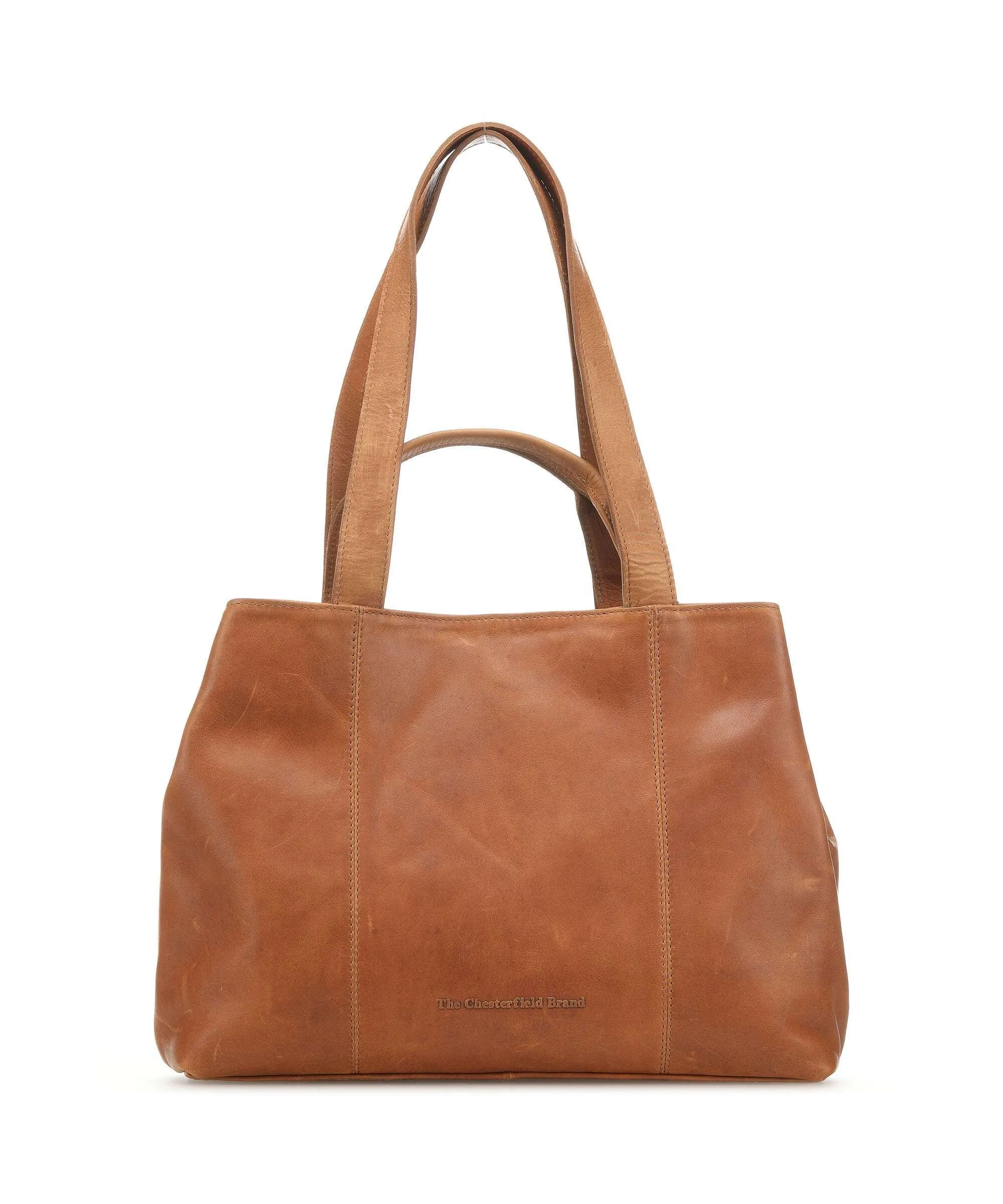  The Chesterfield Brand Gail Borsa shopper pelle di vacchetta pull-up cognac  