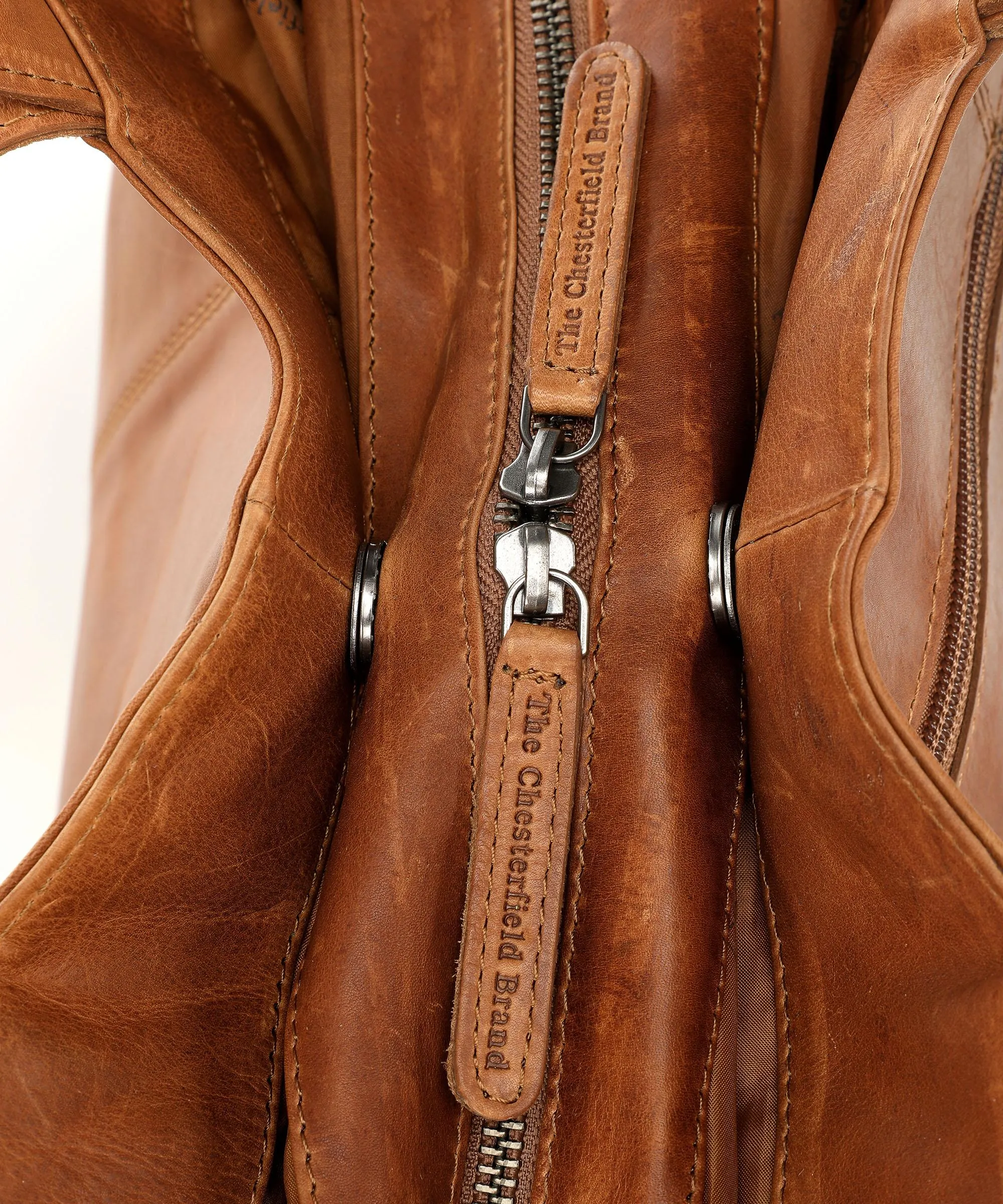  The Chesterfield Brand Gail Borsa shopper pelle di vacchetta pull-up cognac  