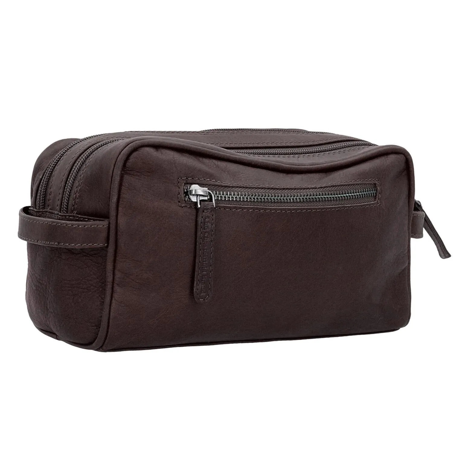The Chesterfield Brand Wax Pull Up Borsa da toilette Pelle 24 cm