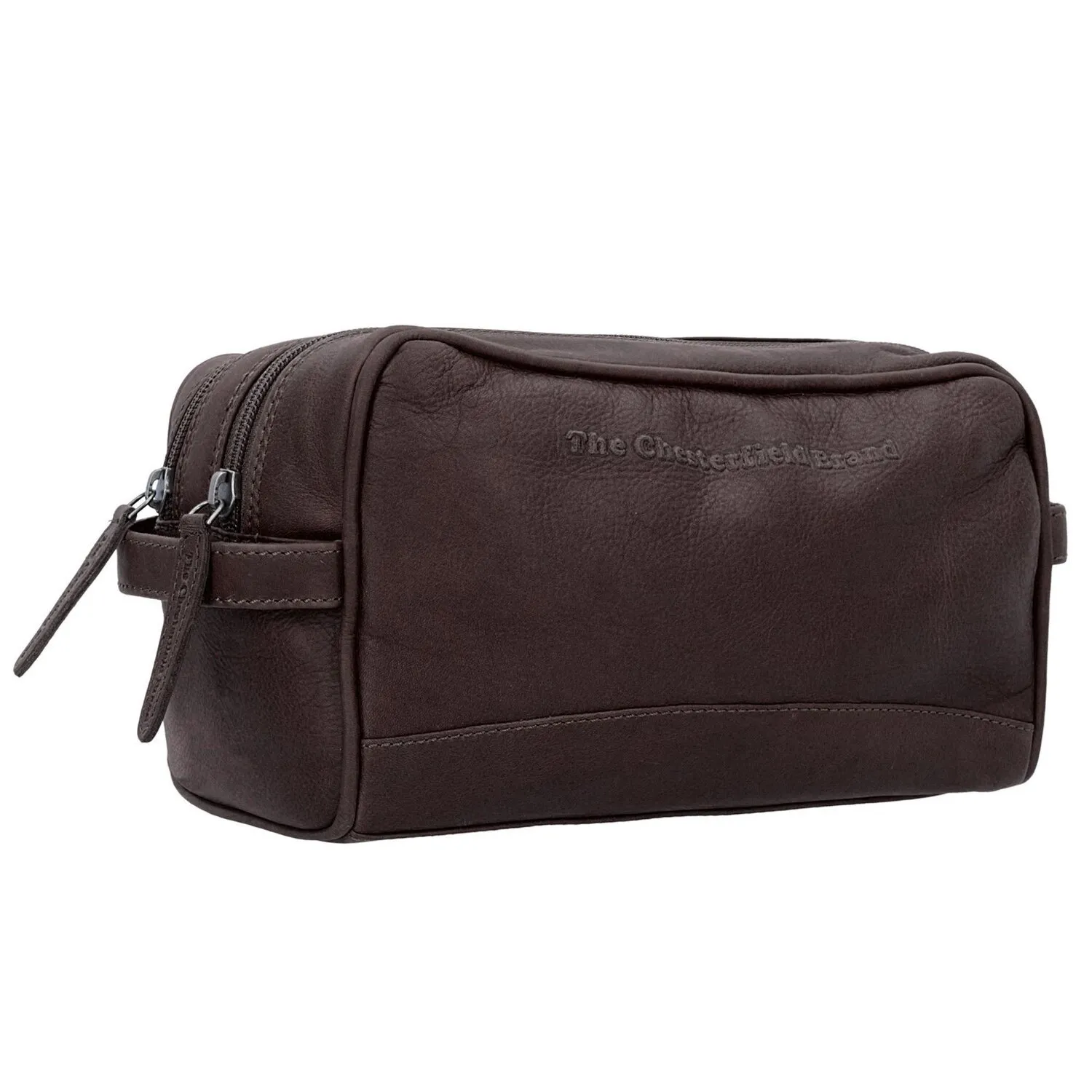 The Chesterfield Brand Wax Pull Up Borsa da toilette Pelle 24 cm