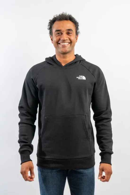 THE NORTH FACE M RAGLAN RED BOX HOODIE NF0A2ZWU