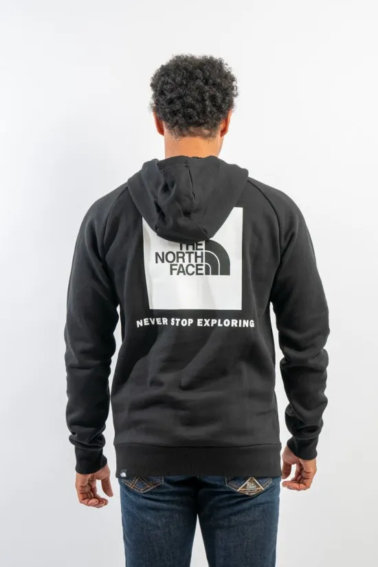 THE NORTH FACE M RAGLAN RED BOX HOODIE NF0A2ZWU
