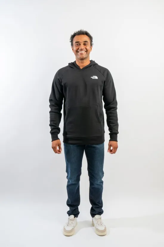 THE NORTH FACE M RAGLAN RED BOX HOODIE NF0A2ZWU