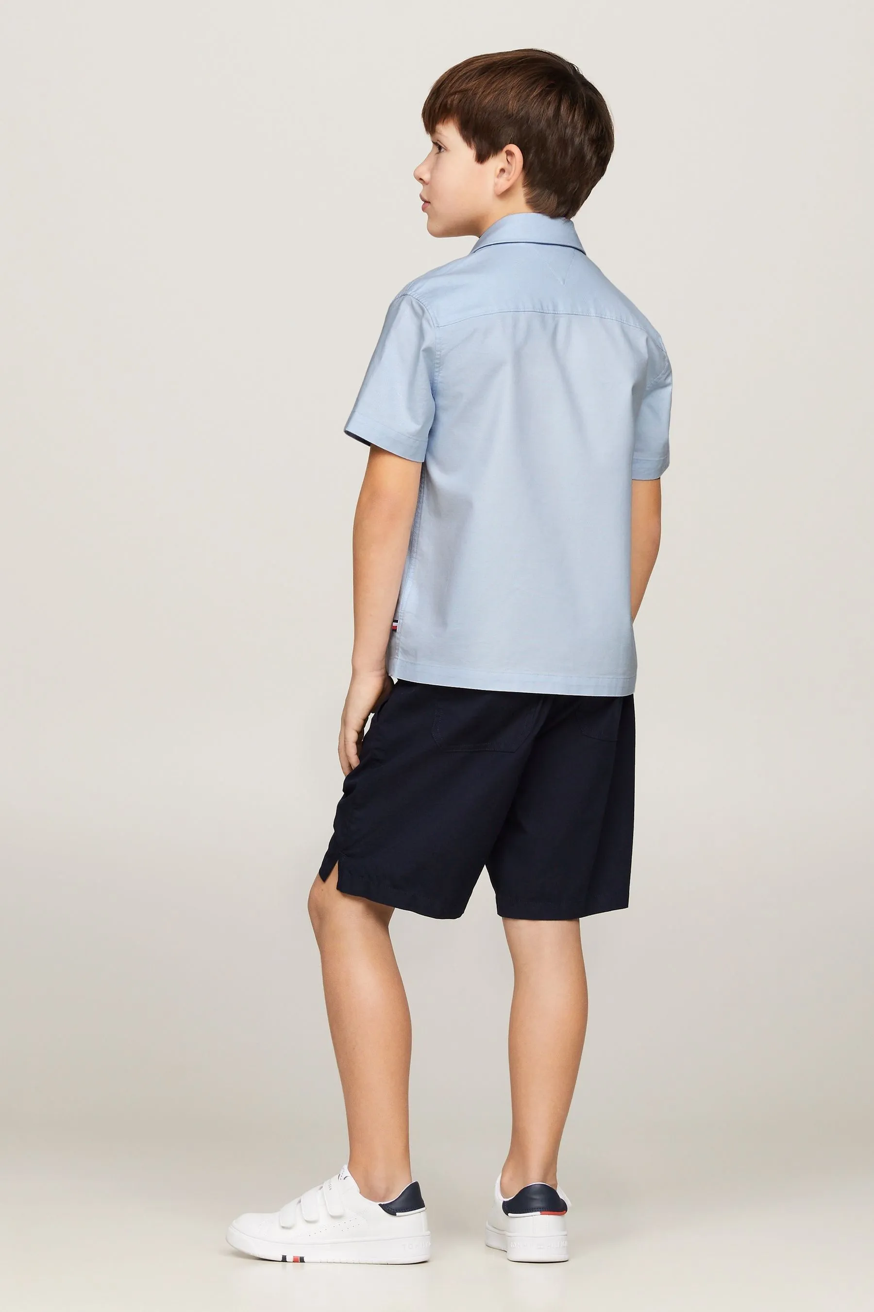 Tommy Hilfiger - Camicia a Oxford tinta unita    