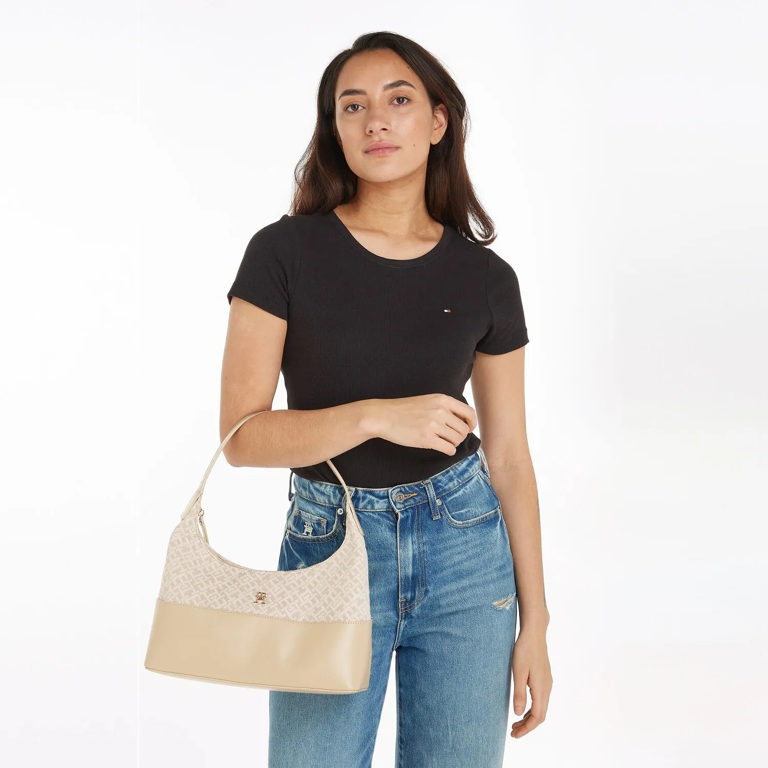 Tommy Hilfiger TH Jacquard Borsa a tracolla 31 cm