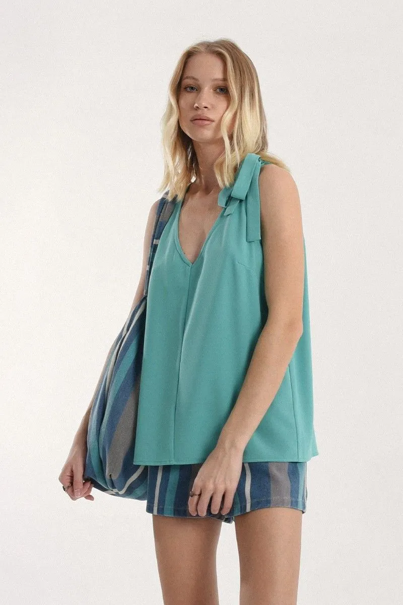 TOP E BODY Donna MOLLY BRACKEN T876BBP TORQUOISE