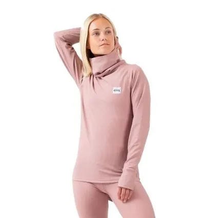 Top tecnico donna Eivy Icecold Gaiter Rib Top (Faded woodrose)
