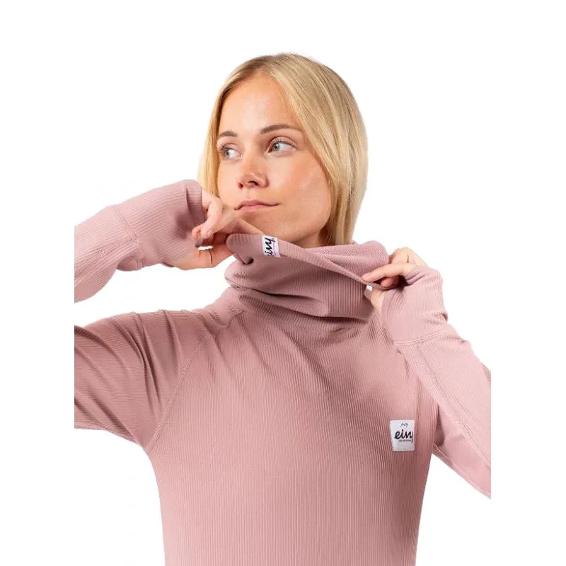 Top tecnico donna Eivy Icecold Gaiter Rib Top (Faded woodrose)