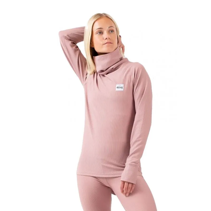 Top tecnico donna Eivy Icecold Gaiter Rib Top (Faded woodrose)