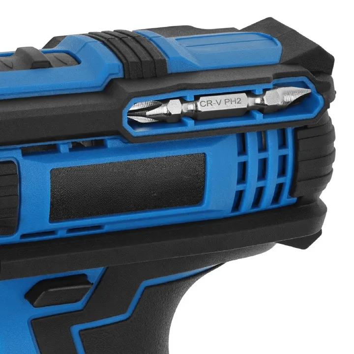 Trapano avvitatore a batteria con funzione di percussione 20V con due batterie da 2ah 