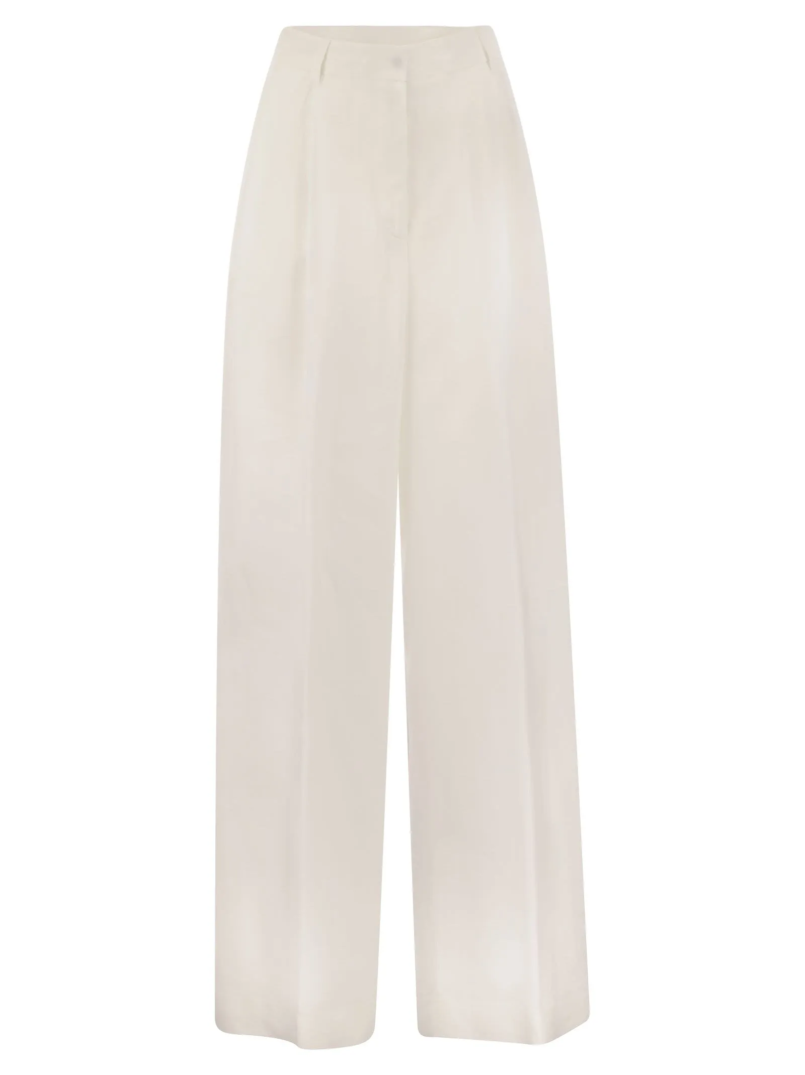 TULIPANO – Pantalone largo in lino