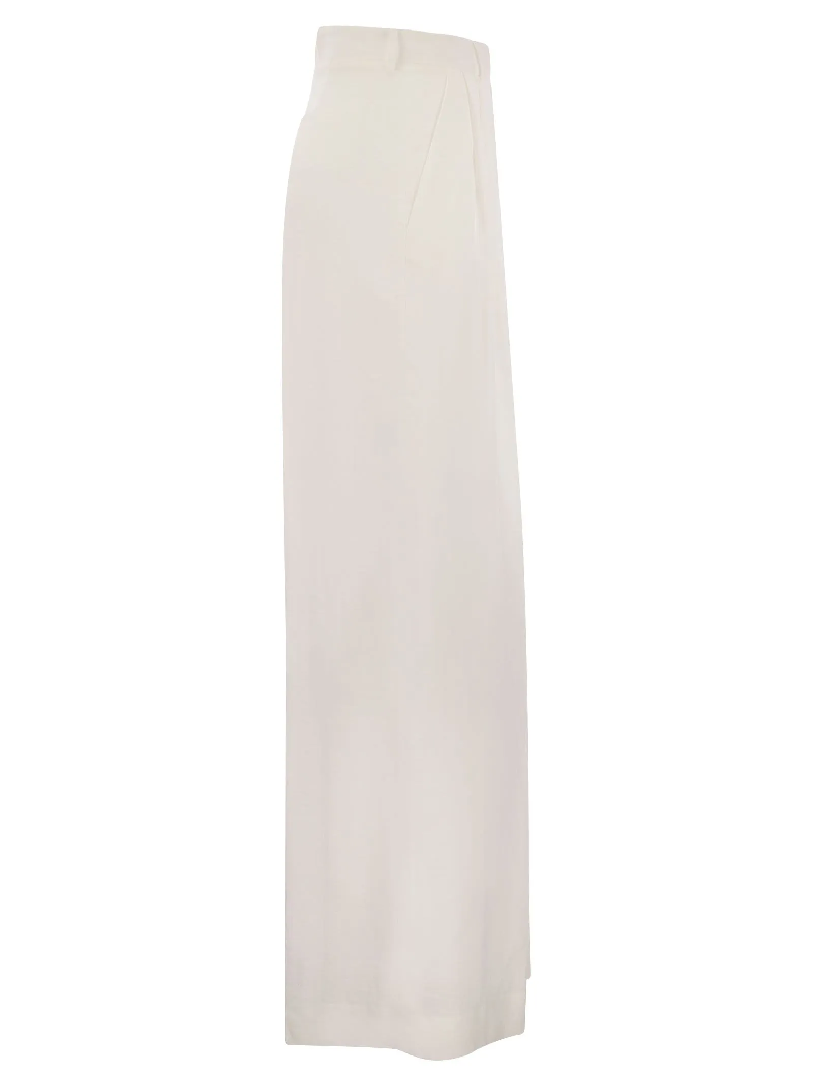 TULIPANO – Pantalone largo in lino
