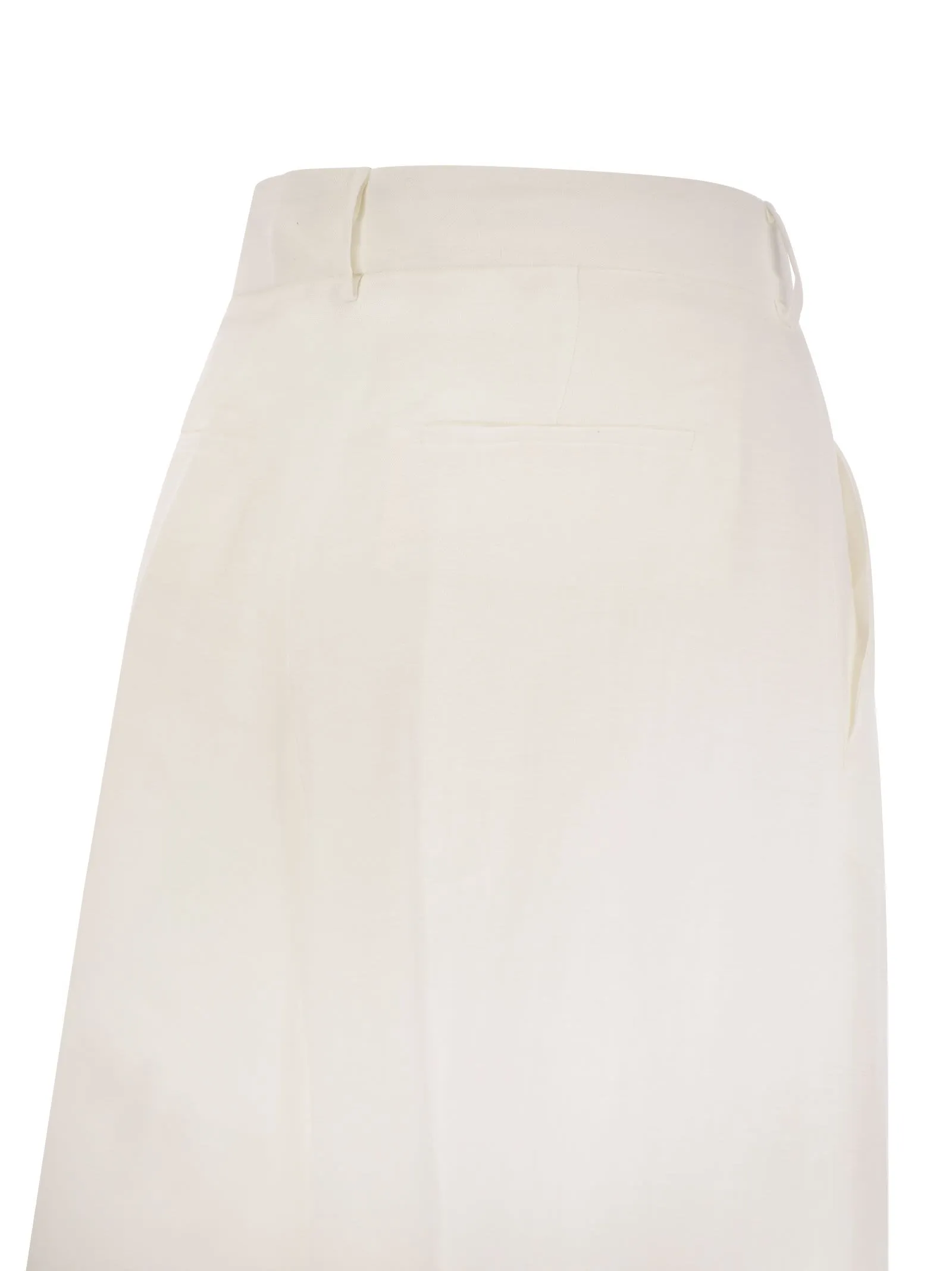 TULIPANO – Pantalone largo in lino