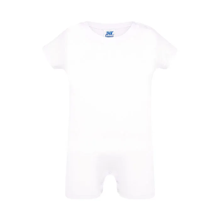Tuta body baby manica corta bianca JHK | GENERAL MARKETING