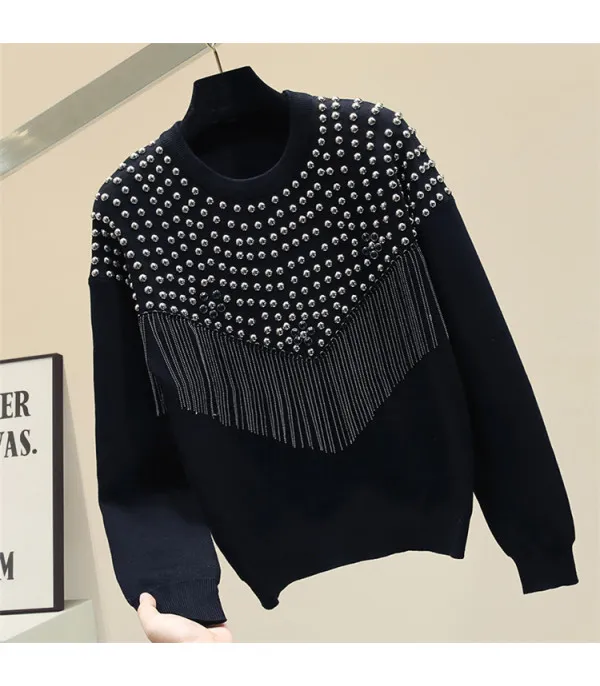 Tuta studs & fringe