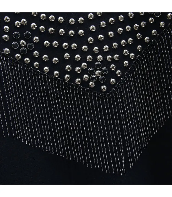 Tuta studs & fringe