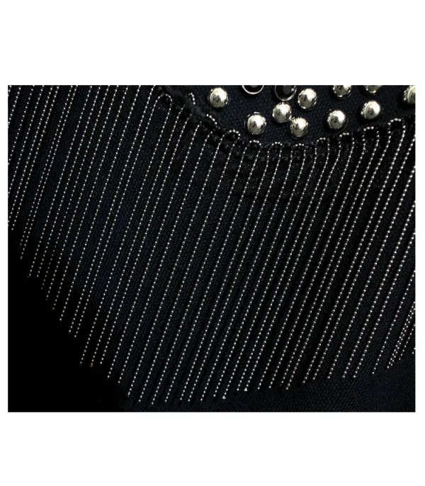 Tuta studs & fringe