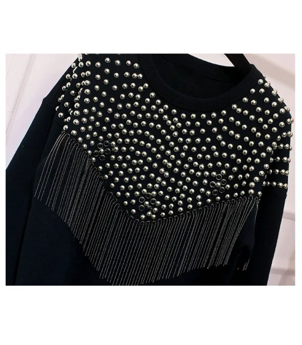 Tuta studs & fringe