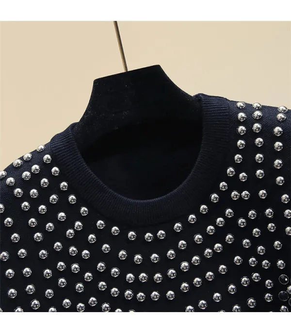 Tuta studs & fringe