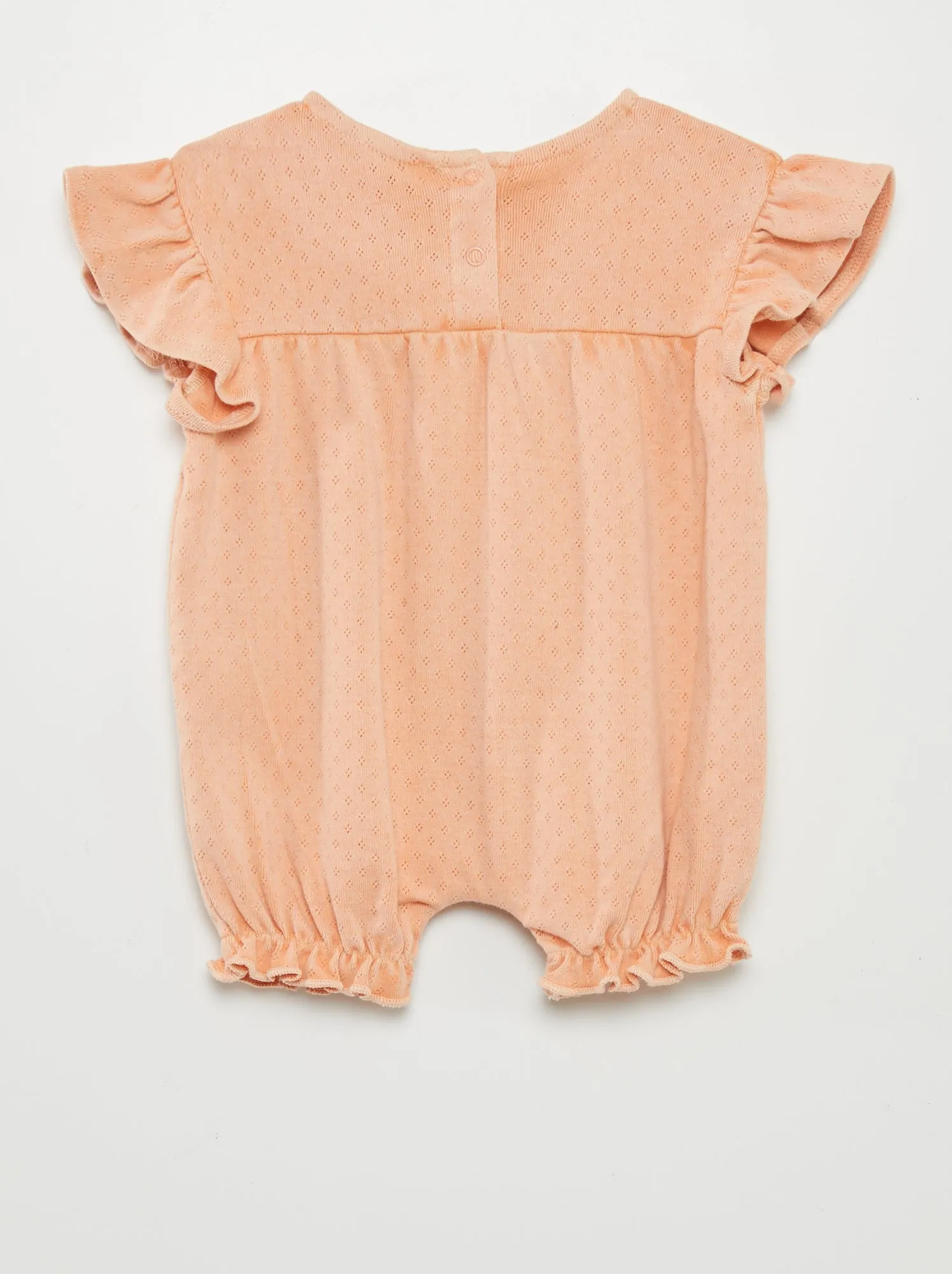Tutina in maglia pointelle - ROSA