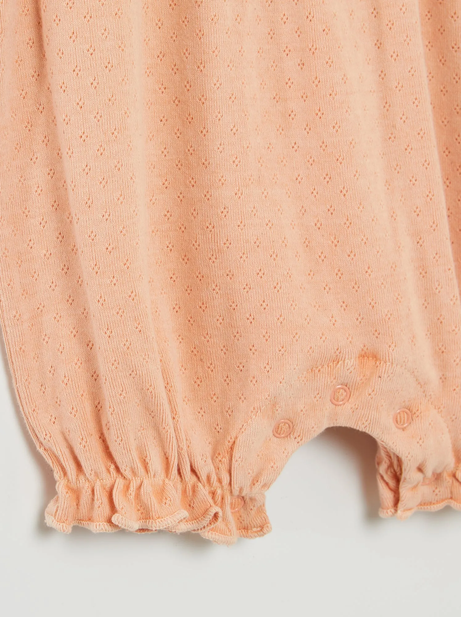 Tutina in maglia pointelle - ROSA