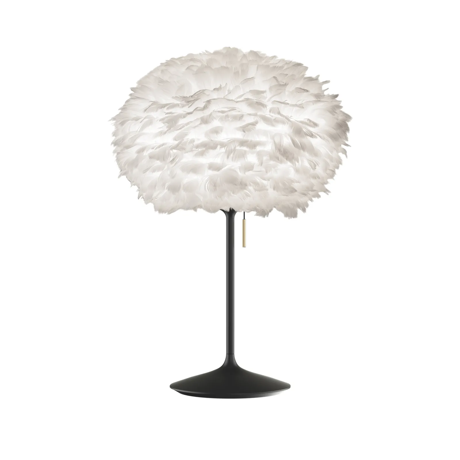 UMAGE Eos Medium lampada da tavolo bianco/nero