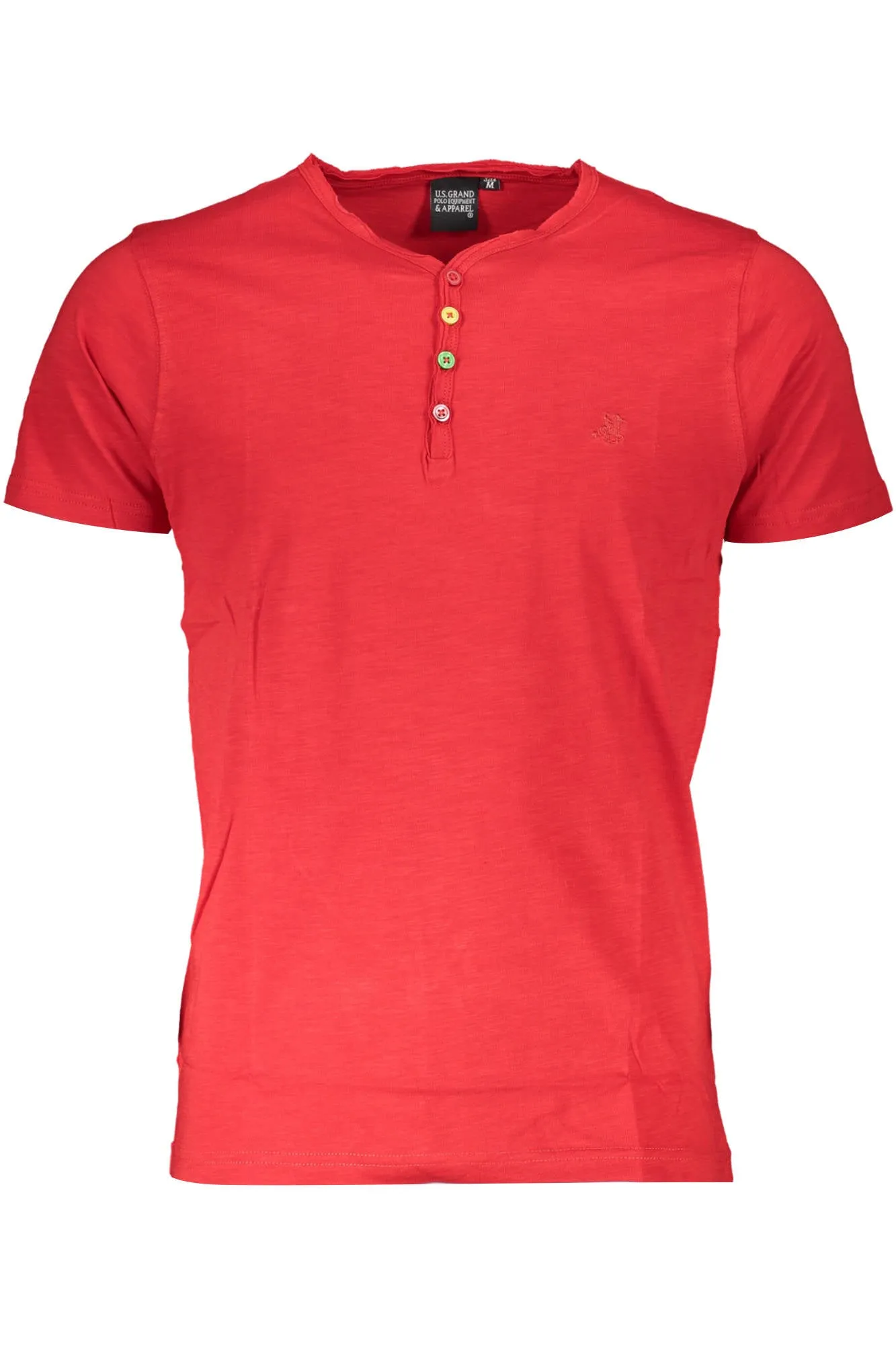 U.S. GRAND POLO T-SHIRT MANICHE CORTE UOMO ROSSO