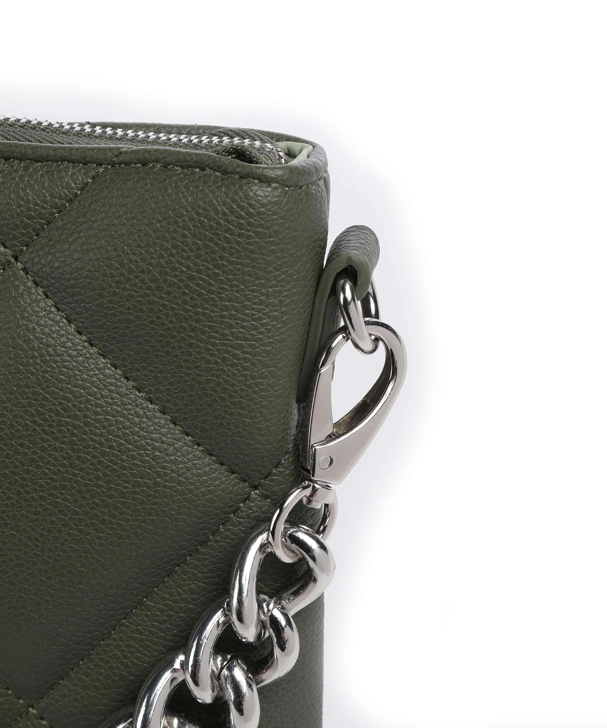  Valentino Bags Cold Re Borsa a tracolla pelle sintetica verde scuro  
