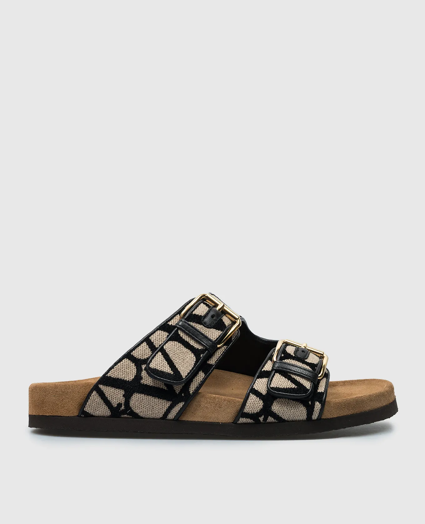 Valentino Infradito combinate Toile Iconographe beige 4W0S0IZ4JLL