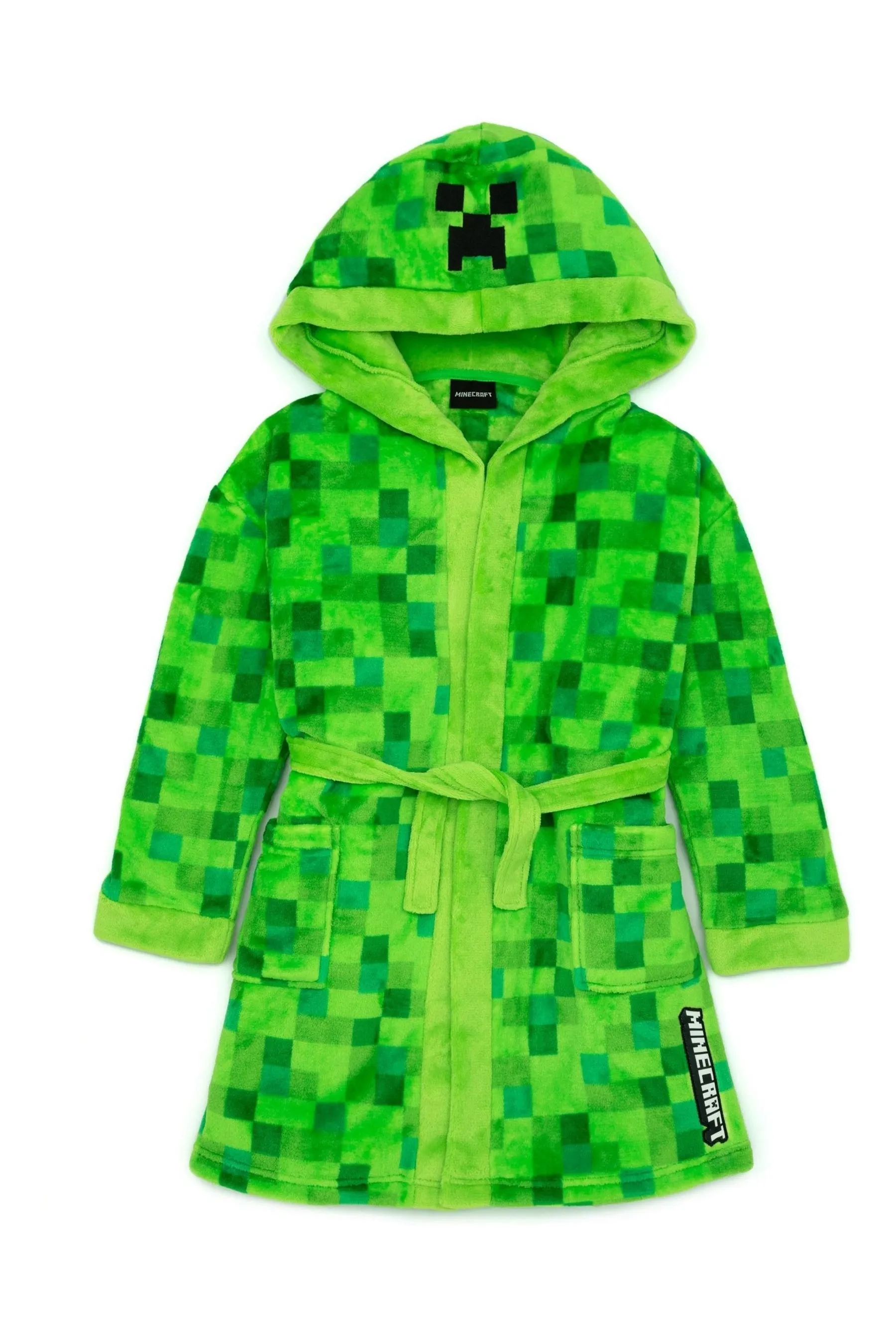 Vanilla Underground Unisex Kids 100% Cotton Fleece Dressing Gown Robe    