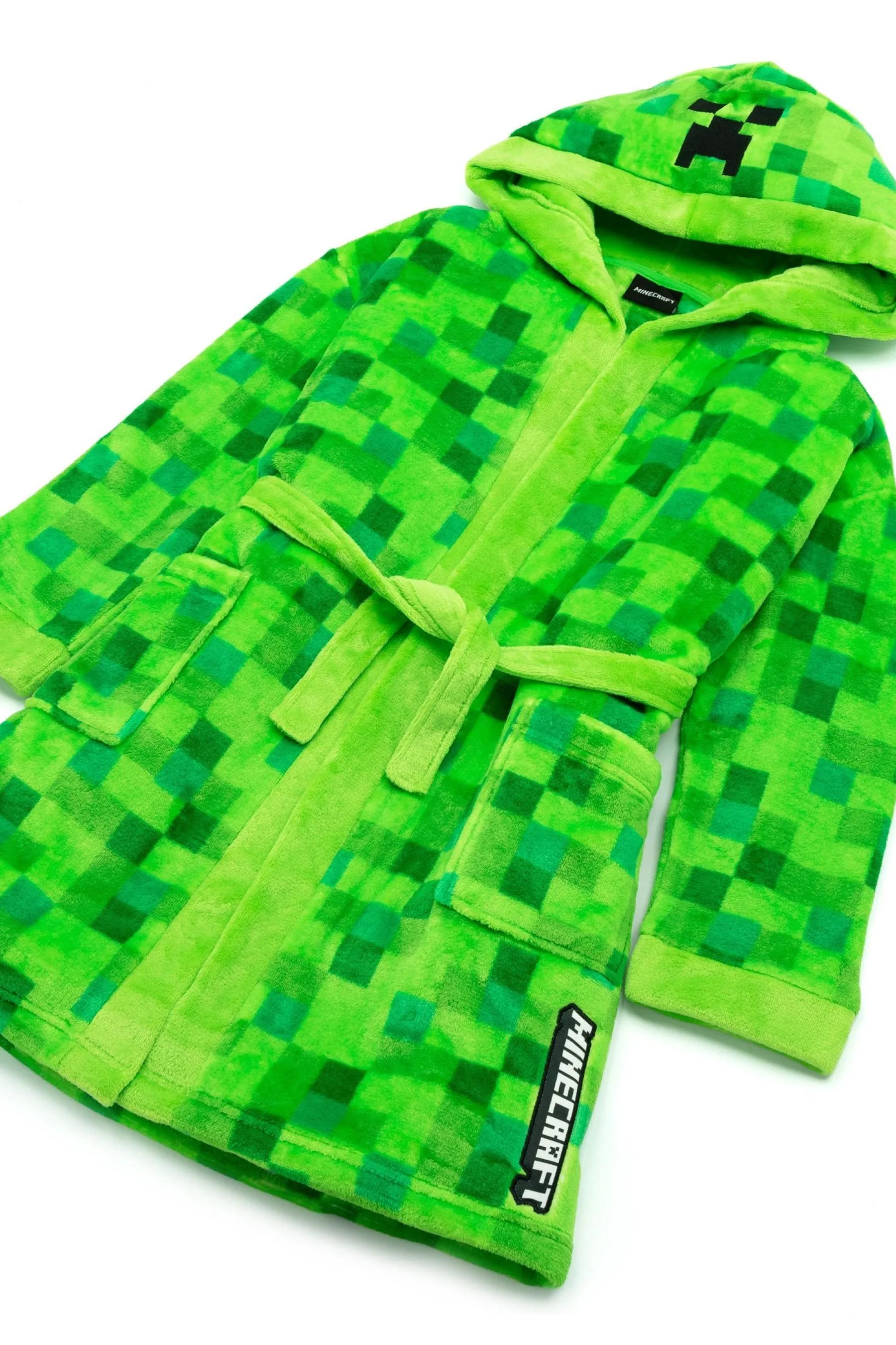 Vanilla Underground Unisex Kids 100% Cotton Fleece Dressing Gown Robe    